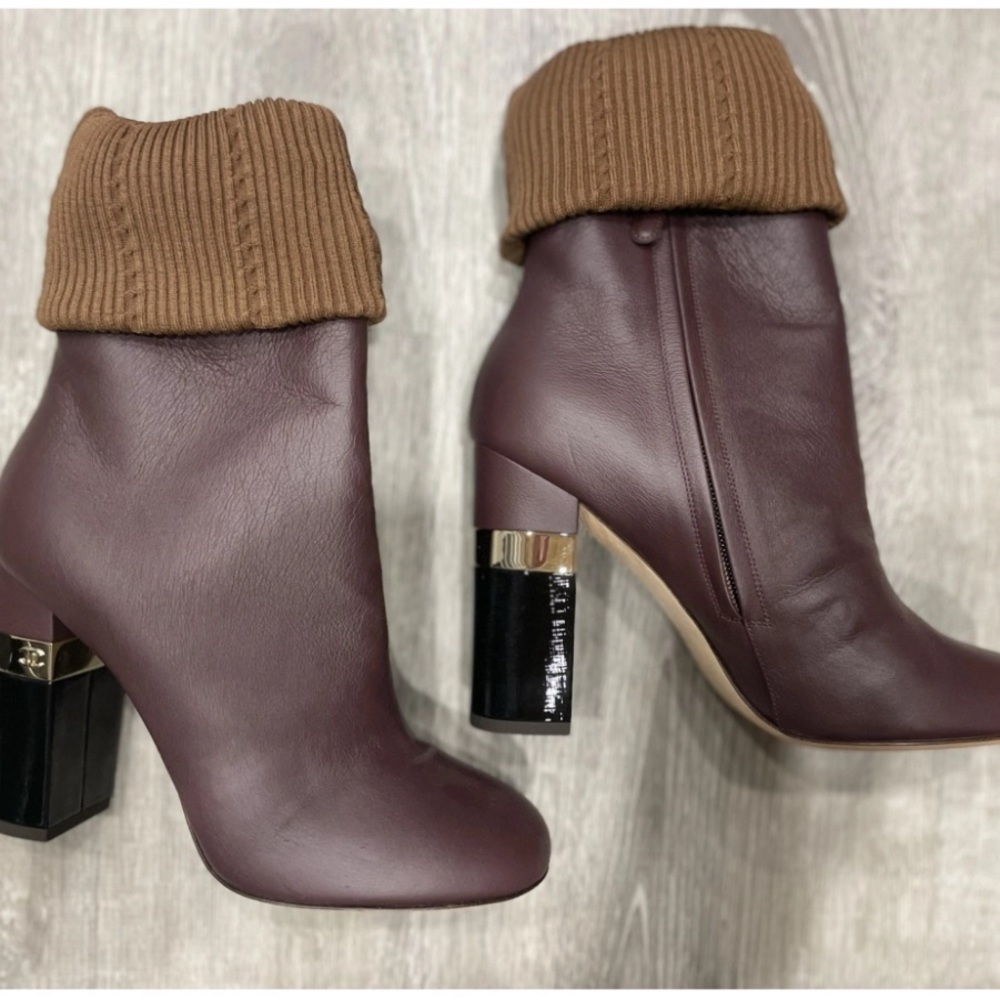 CHANEL sock booties size 39